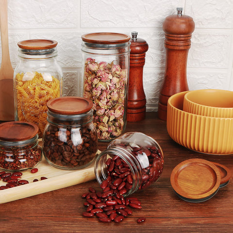 AFOROEOA gift-ready acacia lid set for storage and gifting.