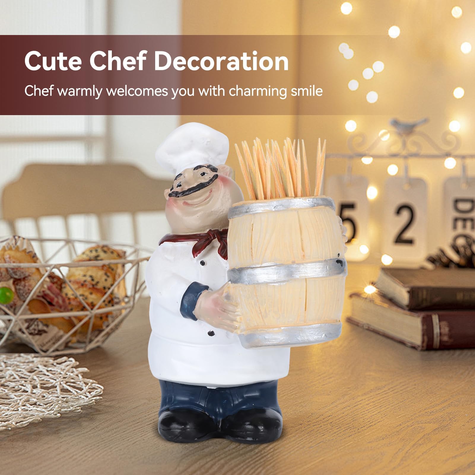 Agatige fat chef welcome sign invites guests in kitchens and eateries.