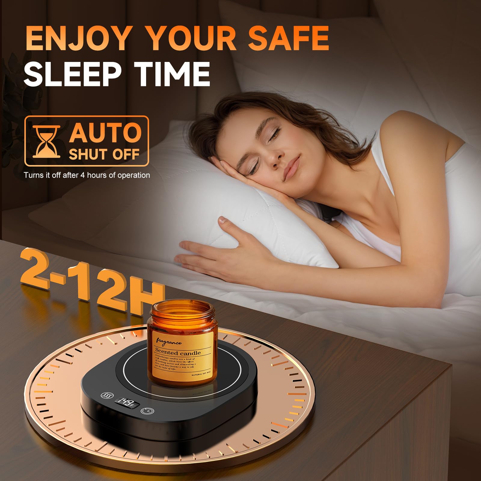 Agedbaby mug warmer waterproof surface makes cleaning quick and simple.