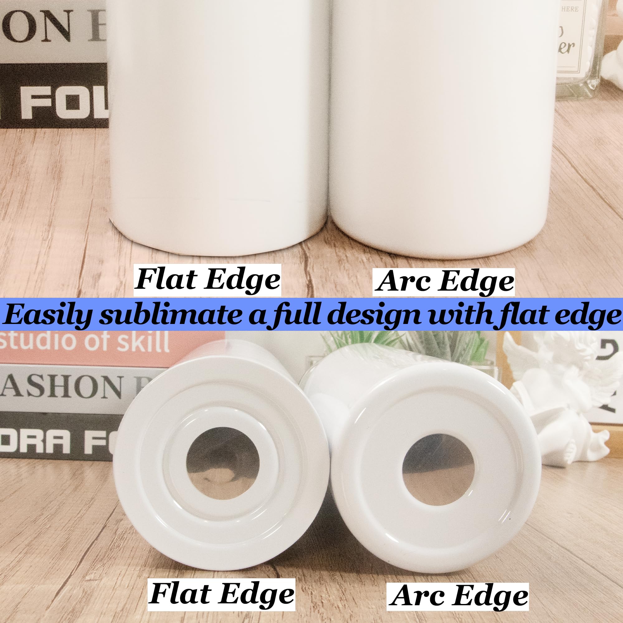 AGH 20oz sublimation tumbler with plastic straw ideal for cold drinks.