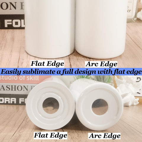 AGH 20oz sublimation tumbler with plastic straw ideal for cold drinks.