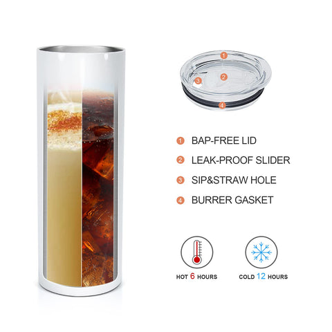 AGH BPA-free stainless steel tumbler with shatter-proof design for daily use