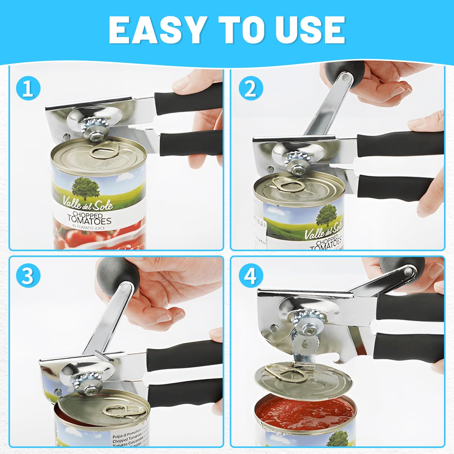 AGIgear easy-clean design keeps lids away from food during opening