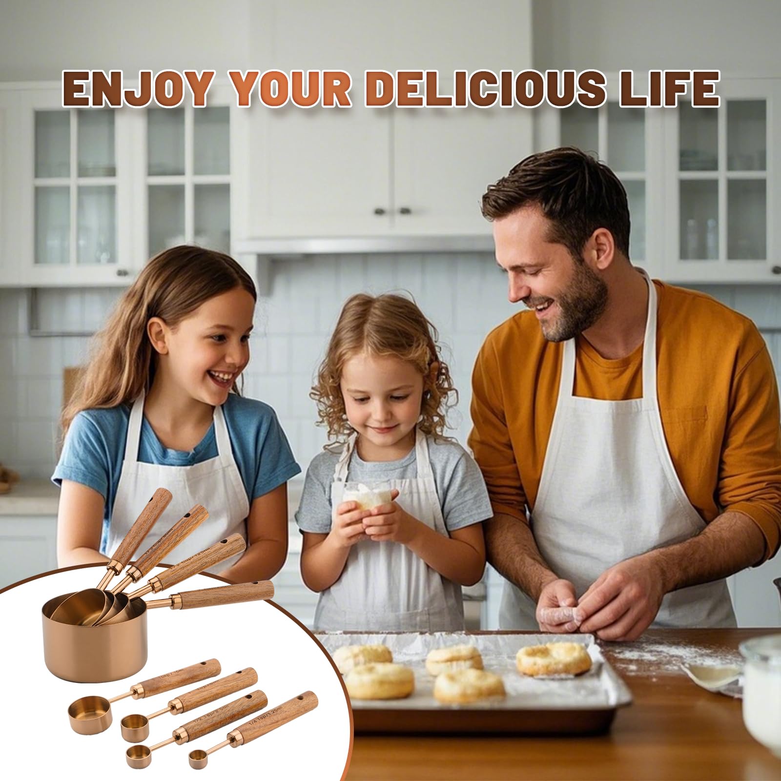 AGIgear ergonomic grip promotes comfortable measuring during busy kitchen tasks