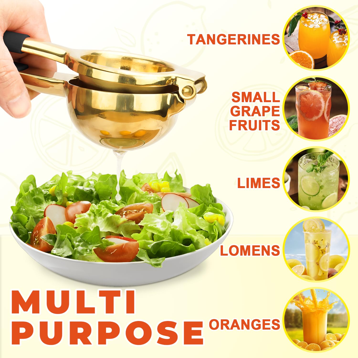 AGIgear multi-fruit press handles lemons and limes for versatile prep