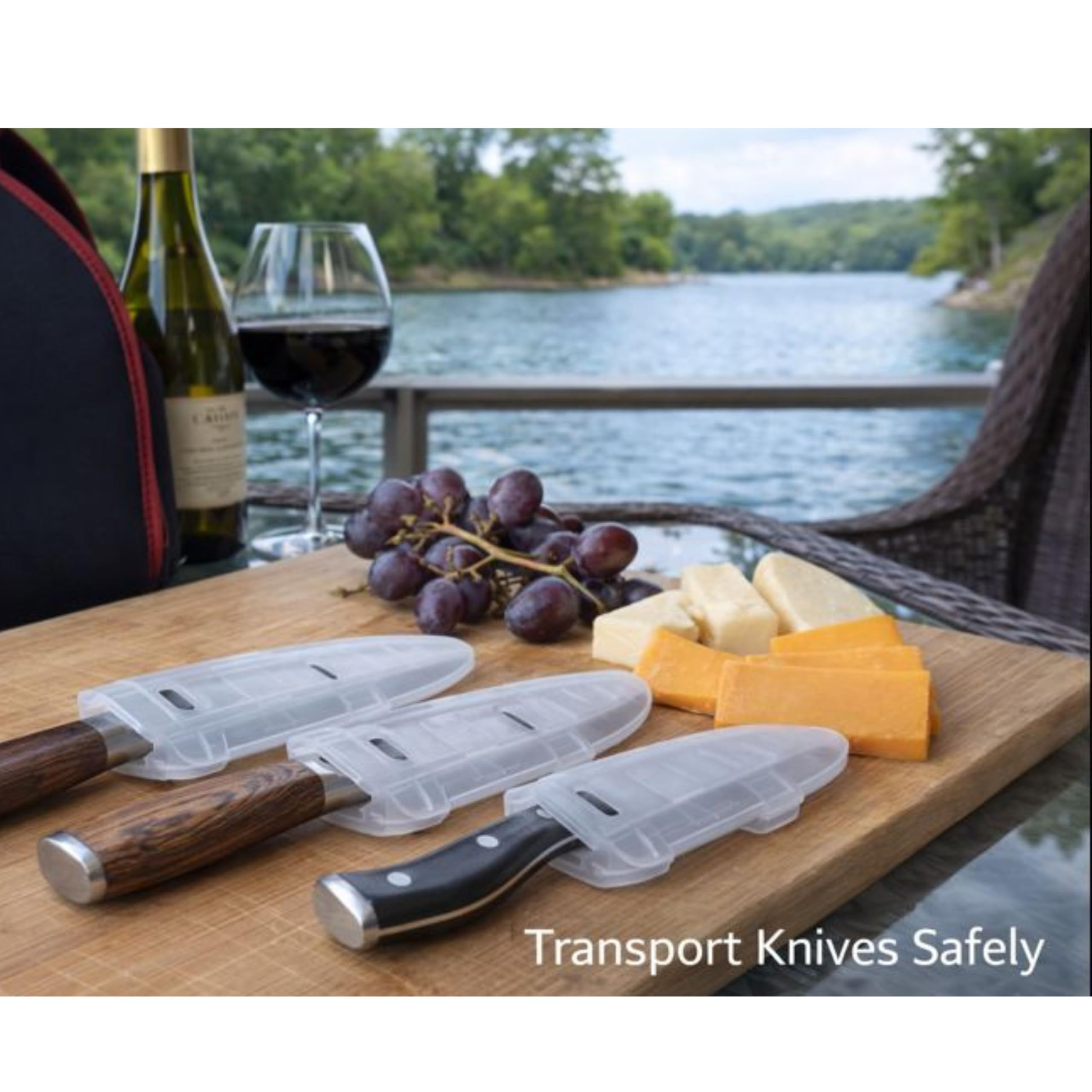Agilux Blade Guard ideal for travel and camping knife transport and safety.