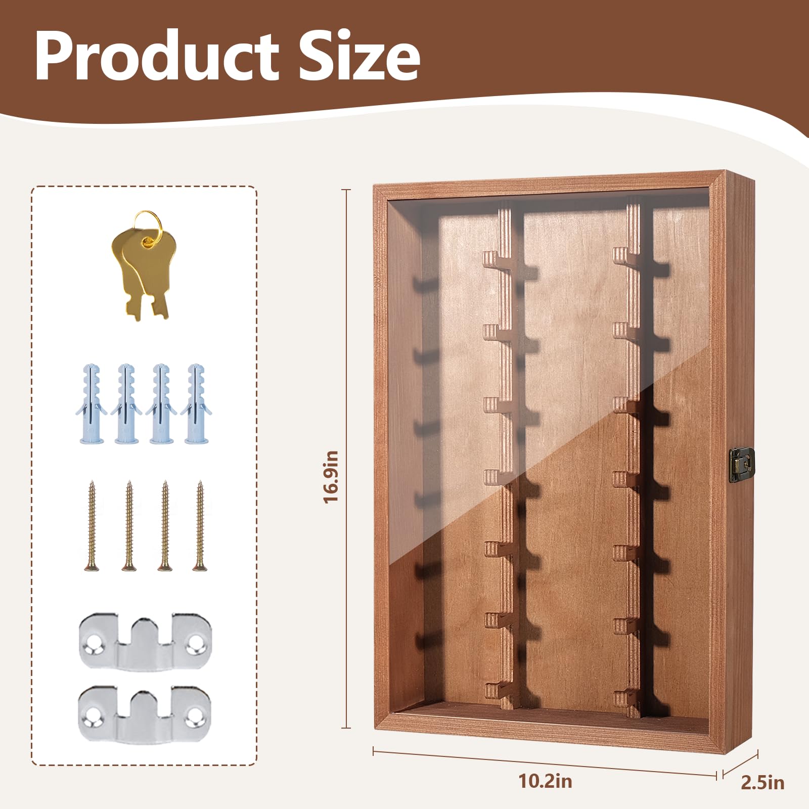 AGJIDSO wall-hanging knife case designed for secure setup.