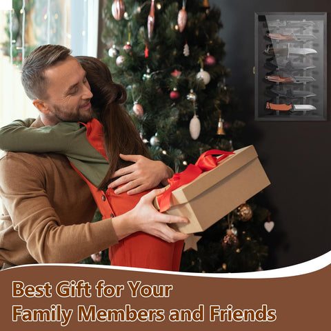 AGJIDSO premium knife display case makes a thoughtful gift for collectors.