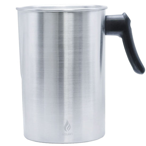 AGLARY candle pouring pot with 3L capacity for efficient wax melting.