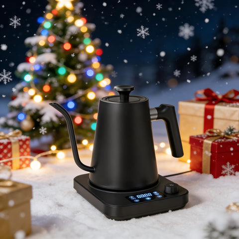 AGORVIO Gooseneck Kettle temperature control enables exact heat for brews