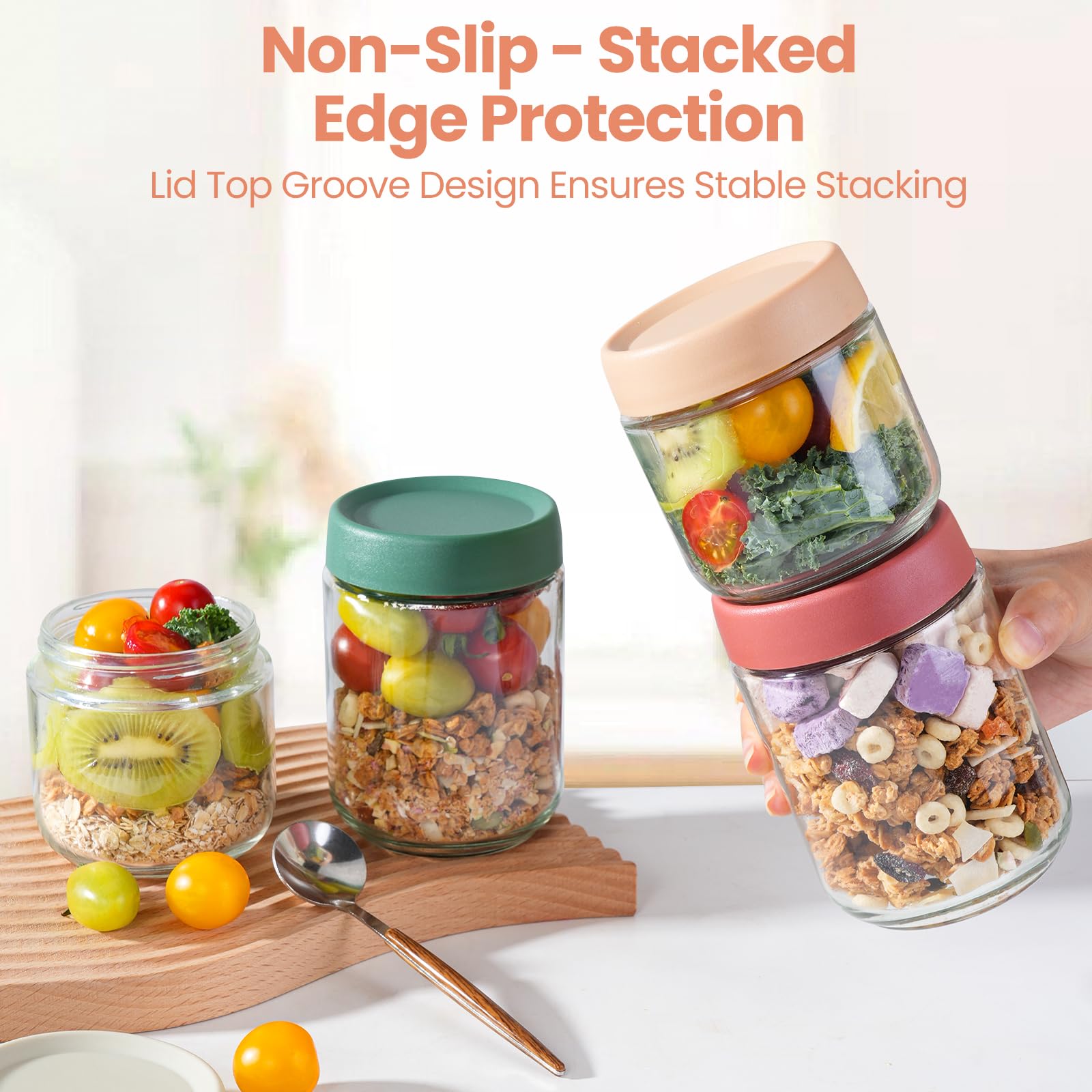 Agotglmi erasable-label lids help you date and organize jars