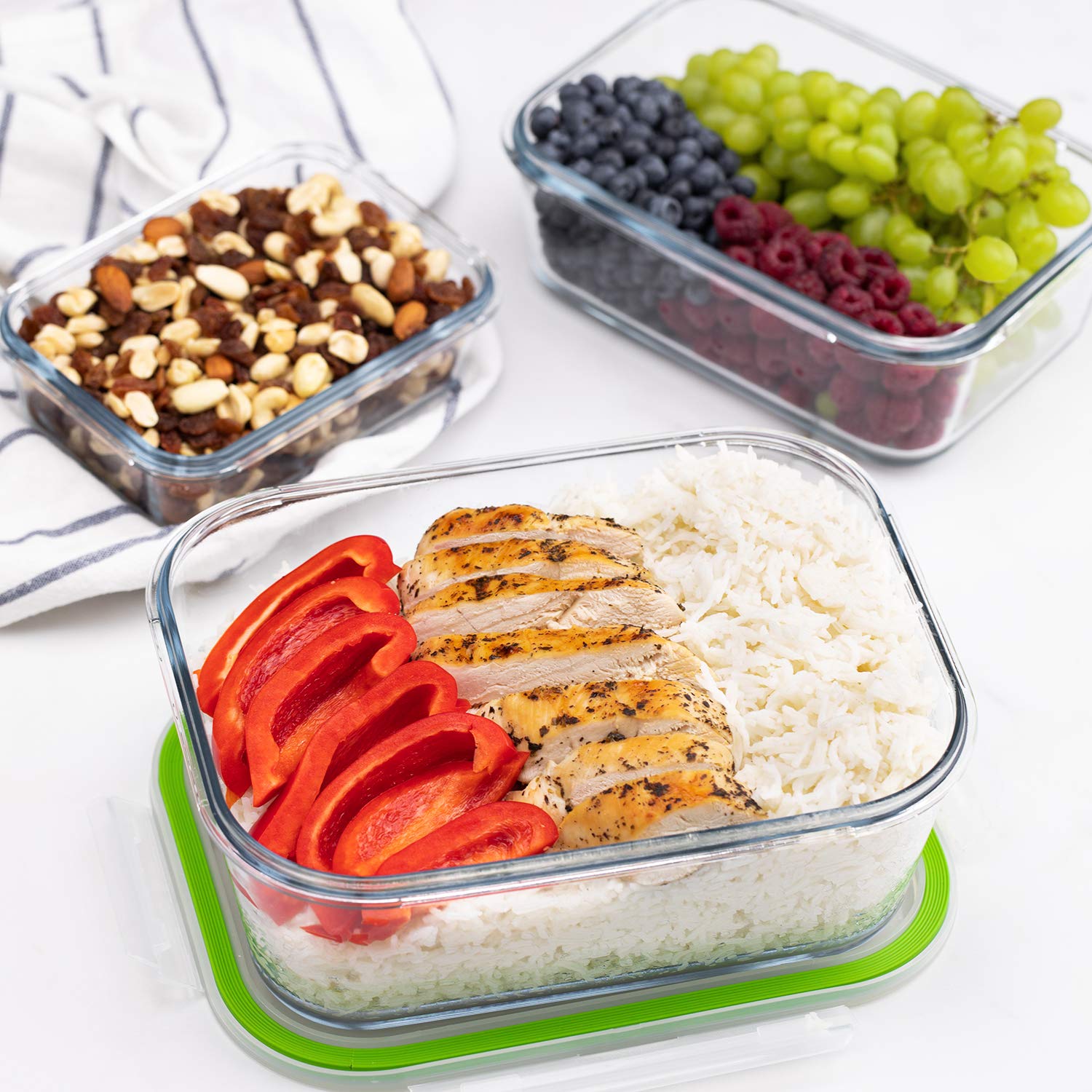 AGTRADE refrigerator-ready meal prep container keeps leftovers organized.