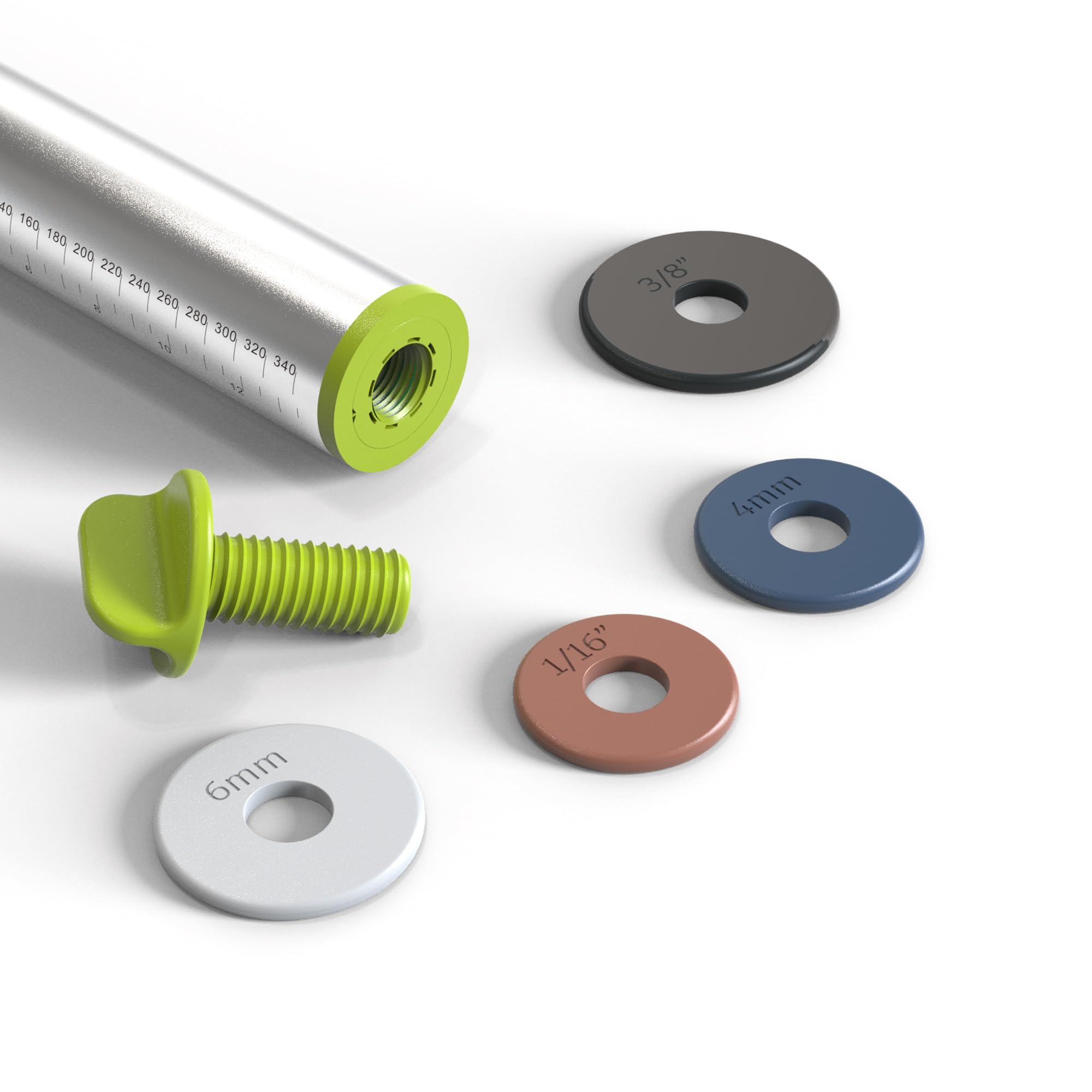 Aguegro rolling pin ideal for fondant and cookies with consistent thickness