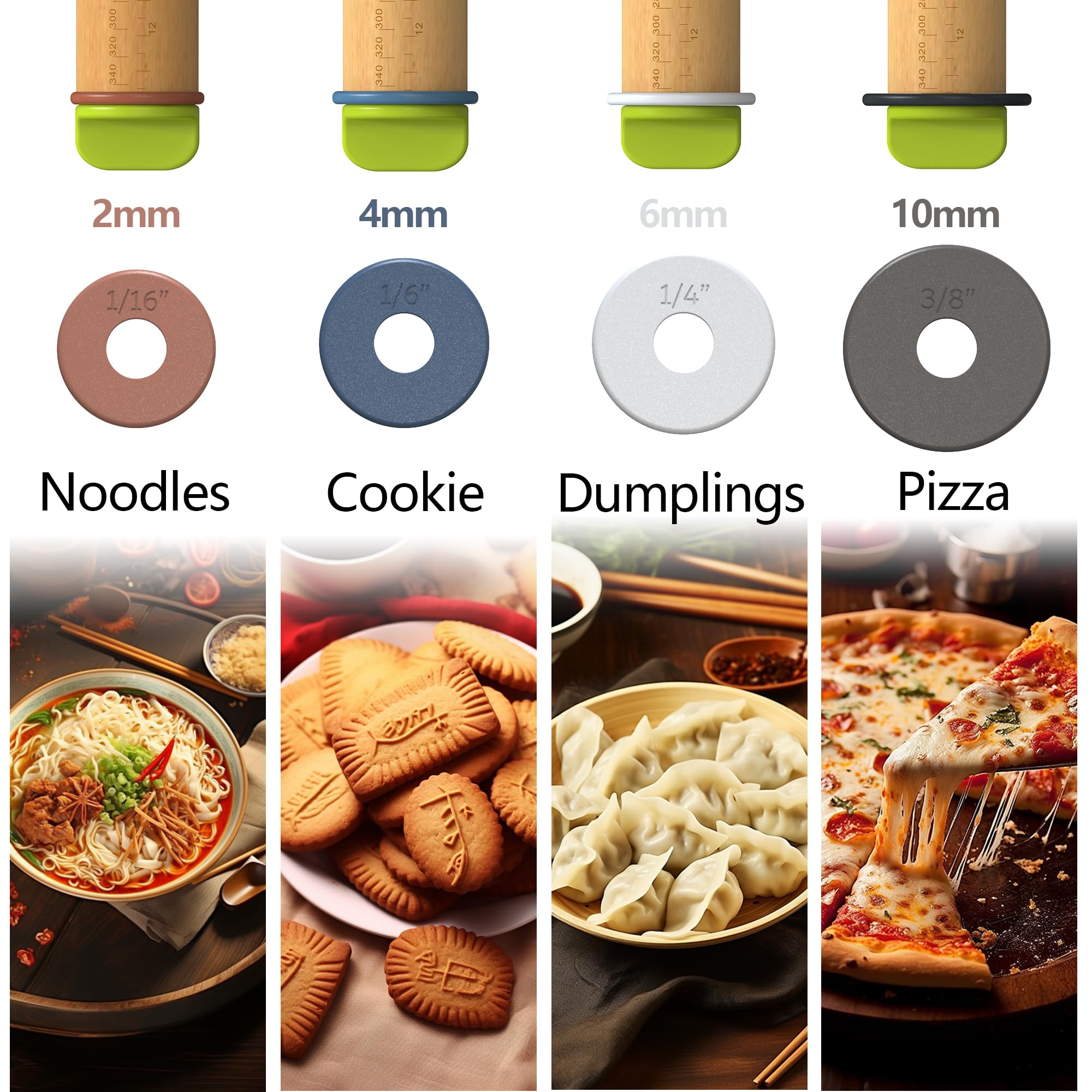 Aguegro rolling pin ideal for fondant and pastry prep