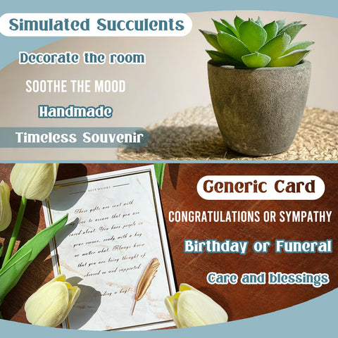 AHAGIFTREE cerulean universal greeting card with heartfelt message