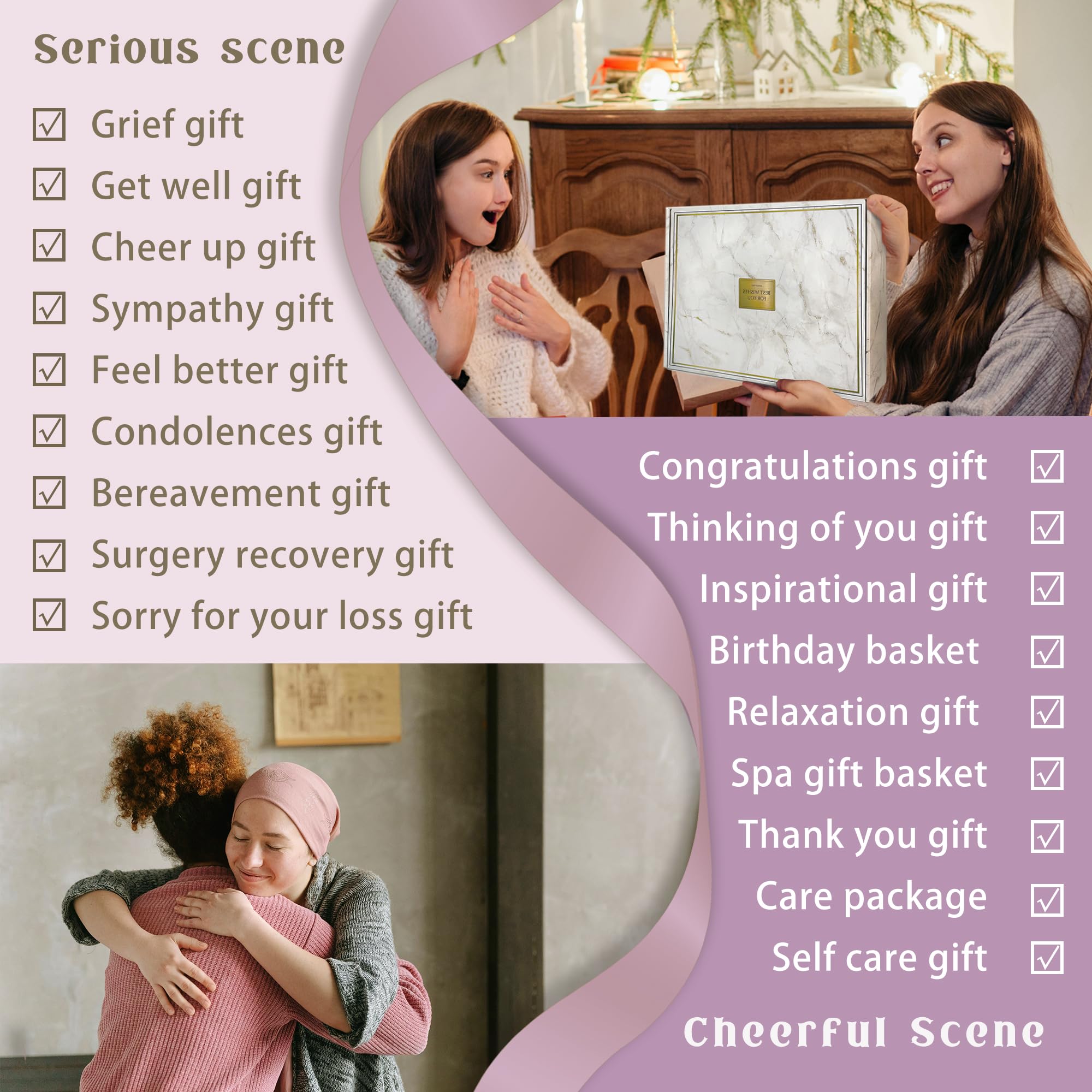 AHAGIFTREE gift basket mug for comforting beverages and thoughtful moments