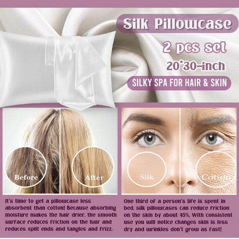 AHAGIFTREE gift basket pillowcases provide gentle skin care and smooth mornings