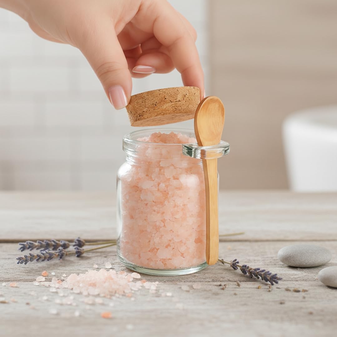 Ahhute cleaning brush for glass jars and containers