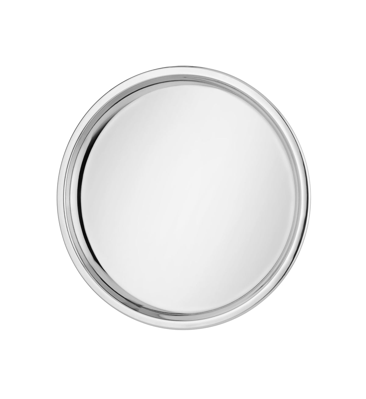 Ahimsa 9in stainless steel kids plate with a mirror finish for timeless meals.