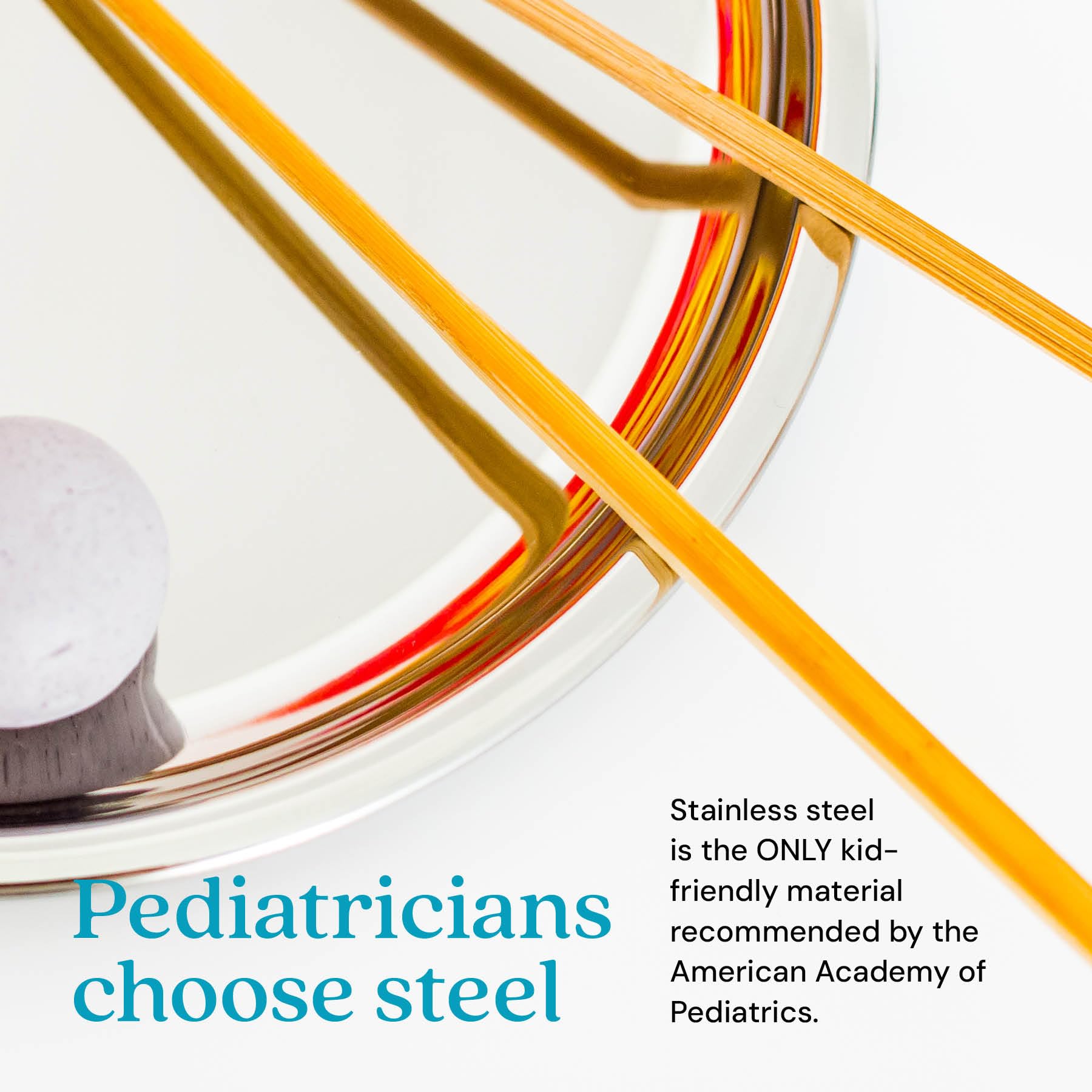 Ahimsa pediatrician-designed plate offers a safe, plastic-free dining option.