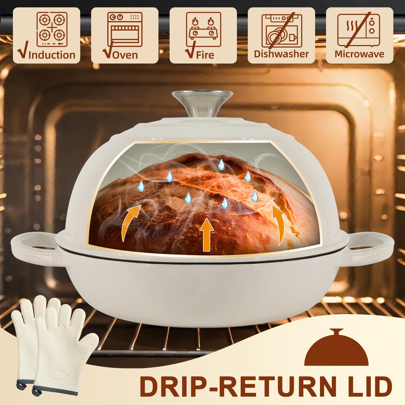 AHJ banneton proofing basket supporting dough for a better rise.