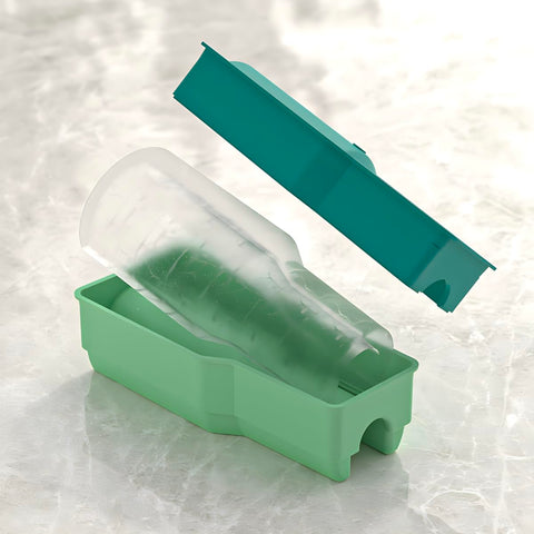 Ahorasky sealed removable lid keeps ice clean and fridge mess-free