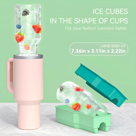 Ahorasky silicone ice tray with easy-release design for quick cube removal