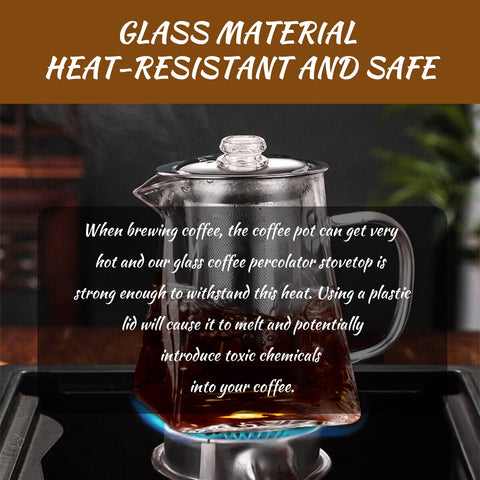 Ahuliao transparent glass knob enhances visual brewing and control.