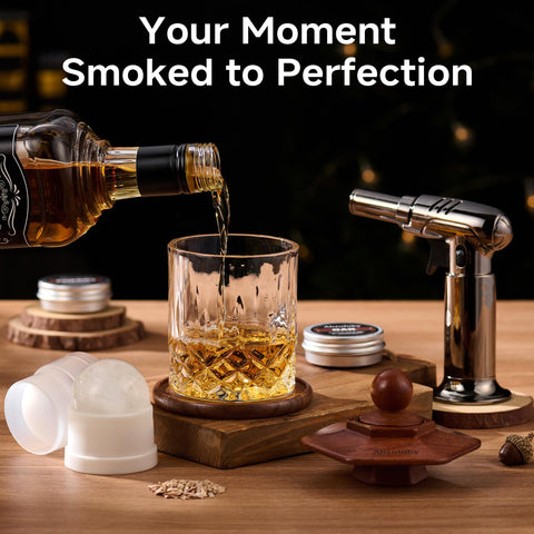 Ahzufuky 5cm ice sphere mold fits all glassware for slow dilution.