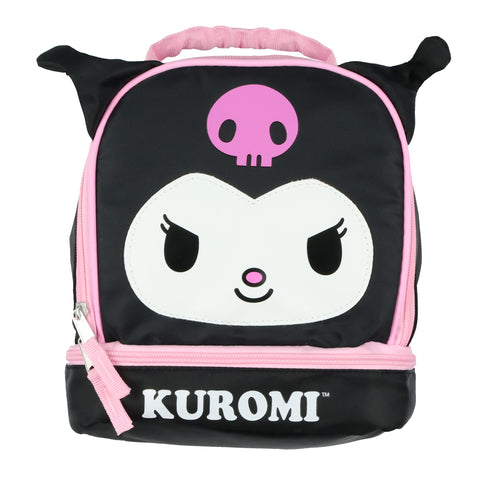 AI ACCESSORY INNOVATIONS Kuromi face design on lunch tote for fans and daily use