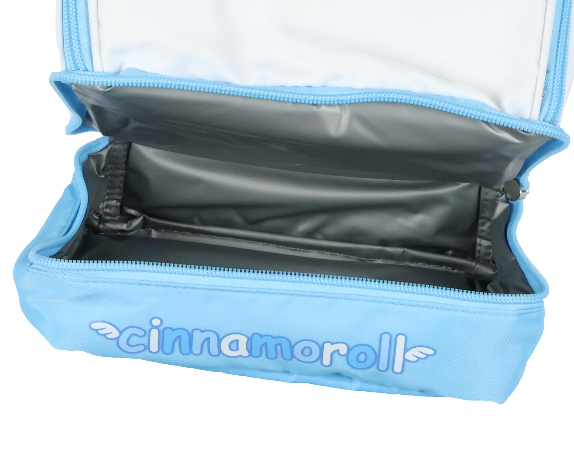 AI ACCESSORY INNOVATIONS Sanrio lunch tote padded handle for comfortable carrying.