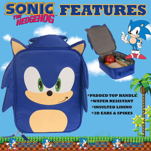 AI ACCESSORY INNOVATIONS Sonic lunch box compact size fits backpacks.
