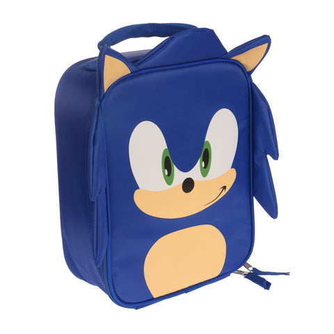 AI ACCESSORY INNOVATIONS Sonic lunch box showcases 3D face details for playful school days.