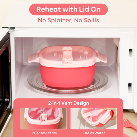 AI LOVE PEACE microwavable ramen bowl used for a quick office lunch
