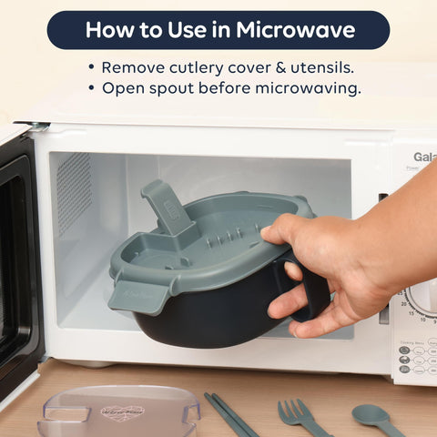 AI LOVE PEACE travel-friendly ramen bowl for lunches on the move