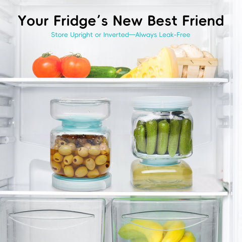 AI.xibu dishwasher-safe glass jar - easy cleaning after batch pickling.
