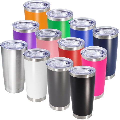 AIANJI 20oz tumbler with lid keeps hot drinks safe on the go.