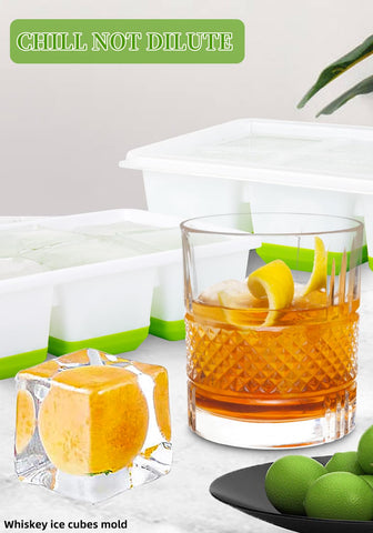 AIBIRUI bin holding 16 ice cubes for quick party prep