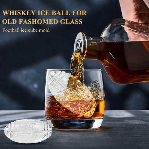 Aibirui silicone football ice mold features easy-release design.