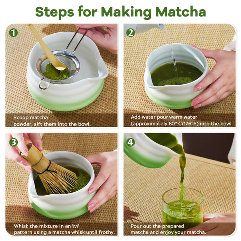 Aibound airtight matcha caddy stores leaves to preserve aroma and freshness.