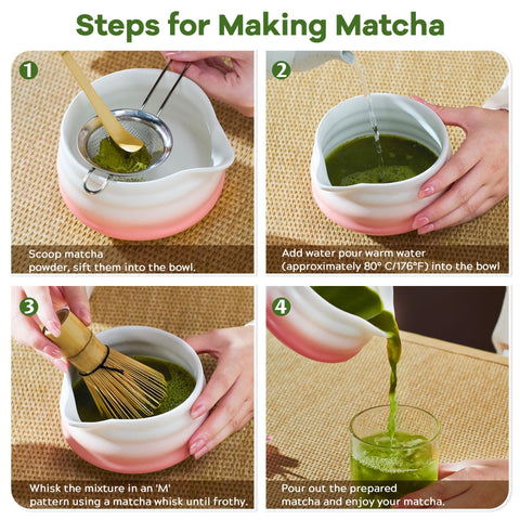 aibound bamboo scoop, perfect for measured matcha portions.