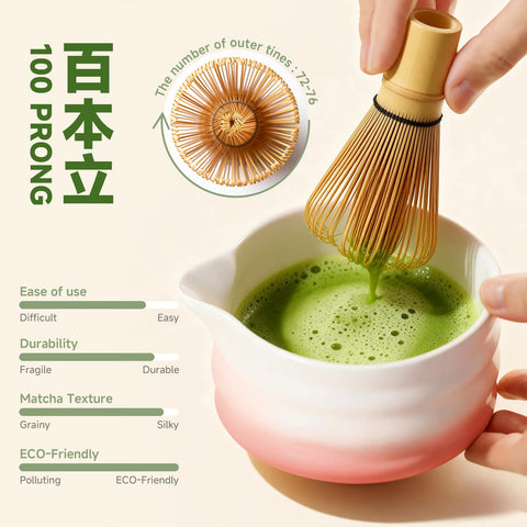 aibound matcha sifter, stainless steel, for smooth tea prep.
