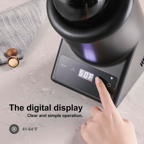 Aichiller compact design fits on a kitchen counter for everyday use.