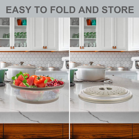 AIDACOM dish drying mat protects counters during drying on the kitchen counter