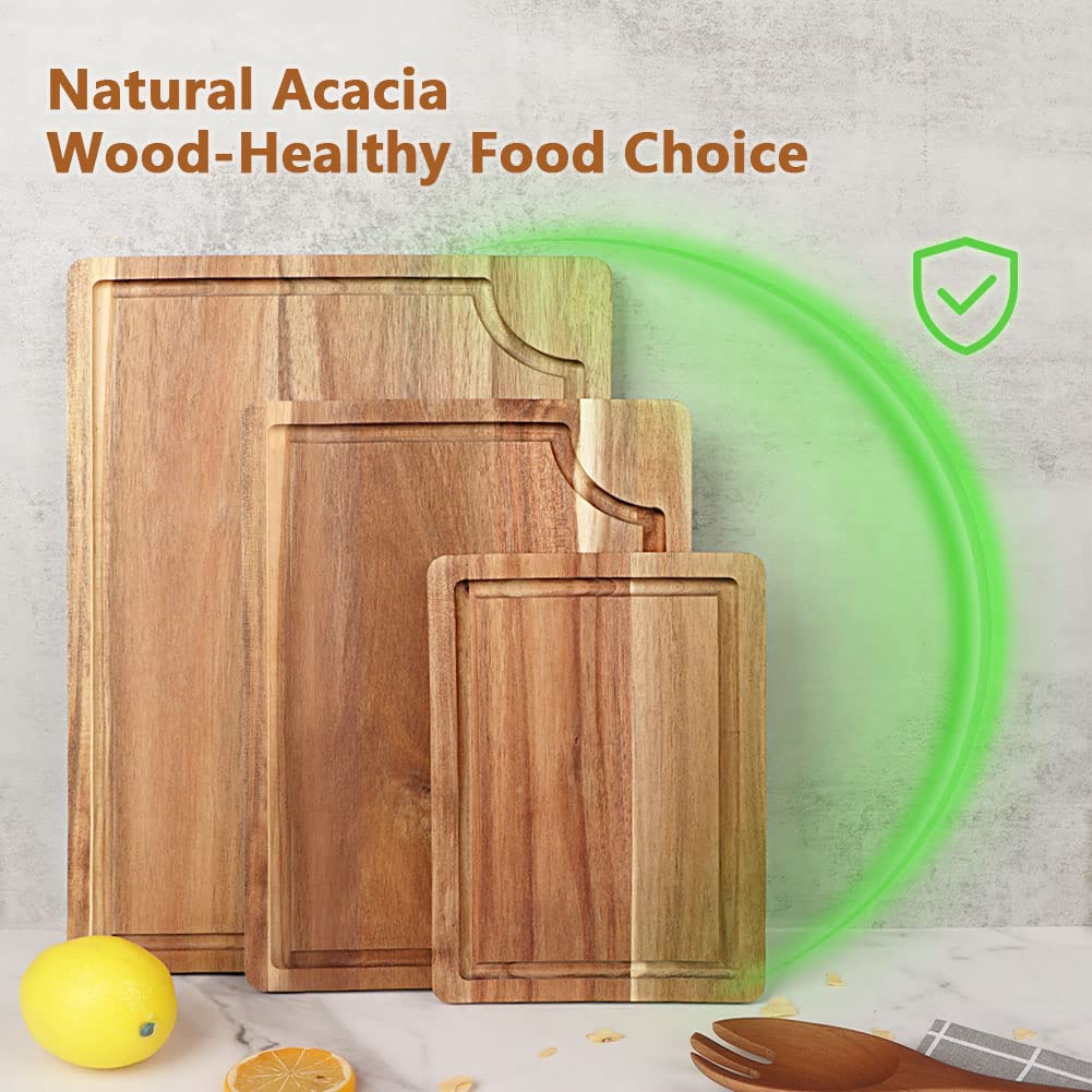 AIDEA acacia cutting board for cheese and charcuterie serving