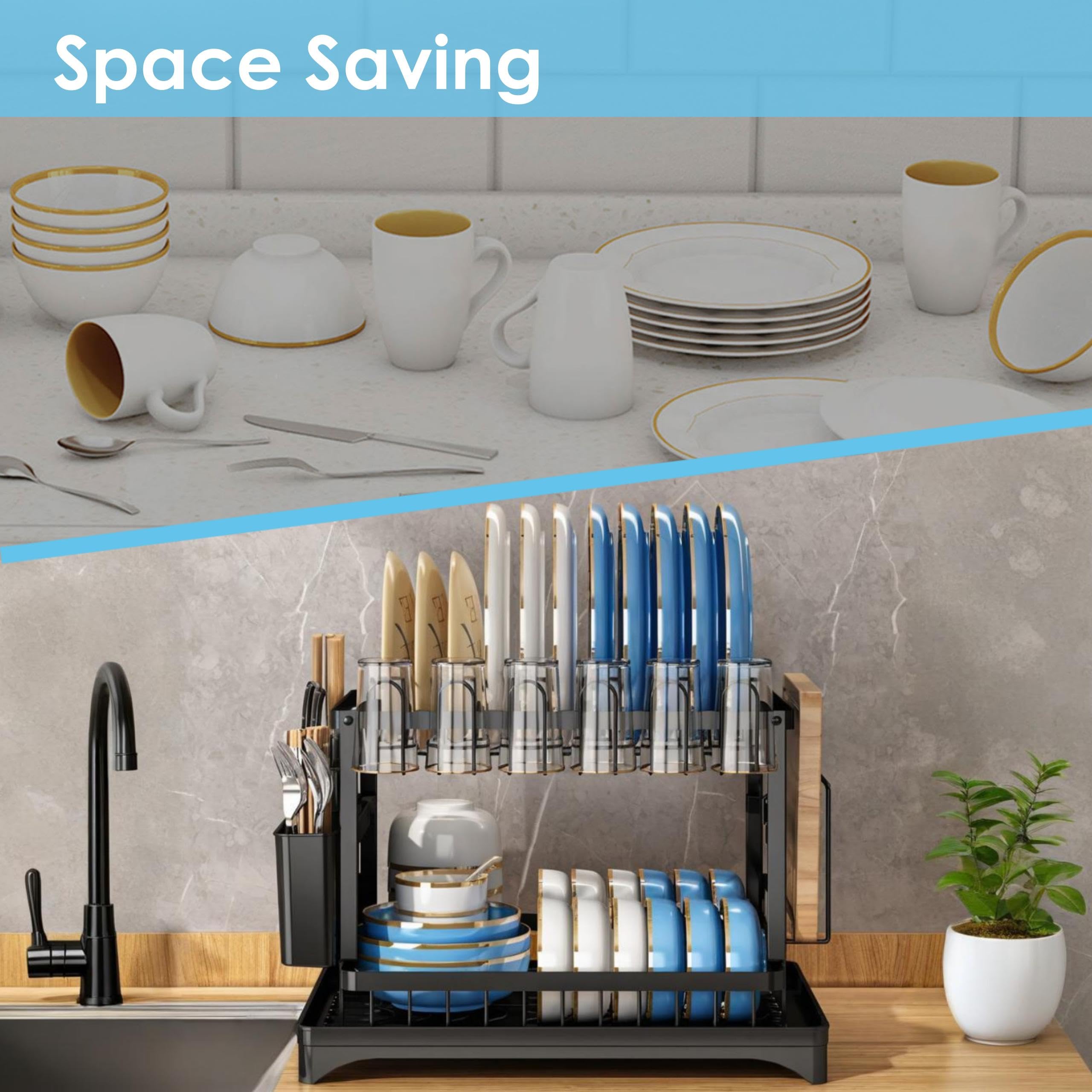 AIDERLY removable cutlery basket offers flexible placement for utensils