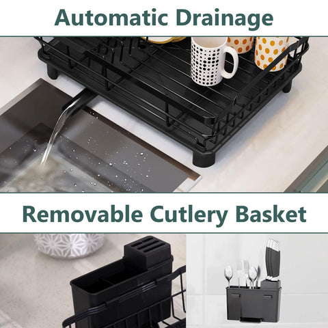 AIDERLY iron rack features knife slots to store blades safely.