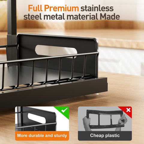 AIDIAM L-shaped design fitting around pipes to maximize storage space