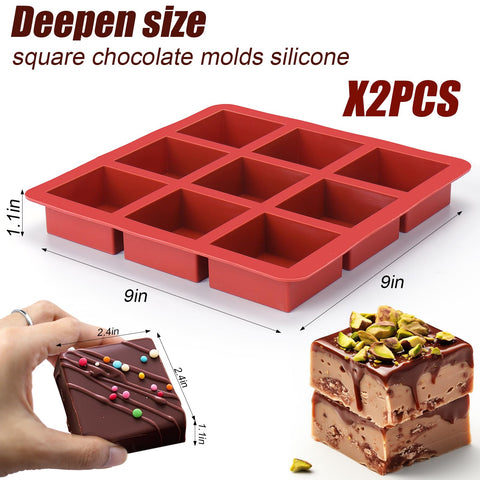 AIERSA batch-friendly molds let you create 18 pastries at once