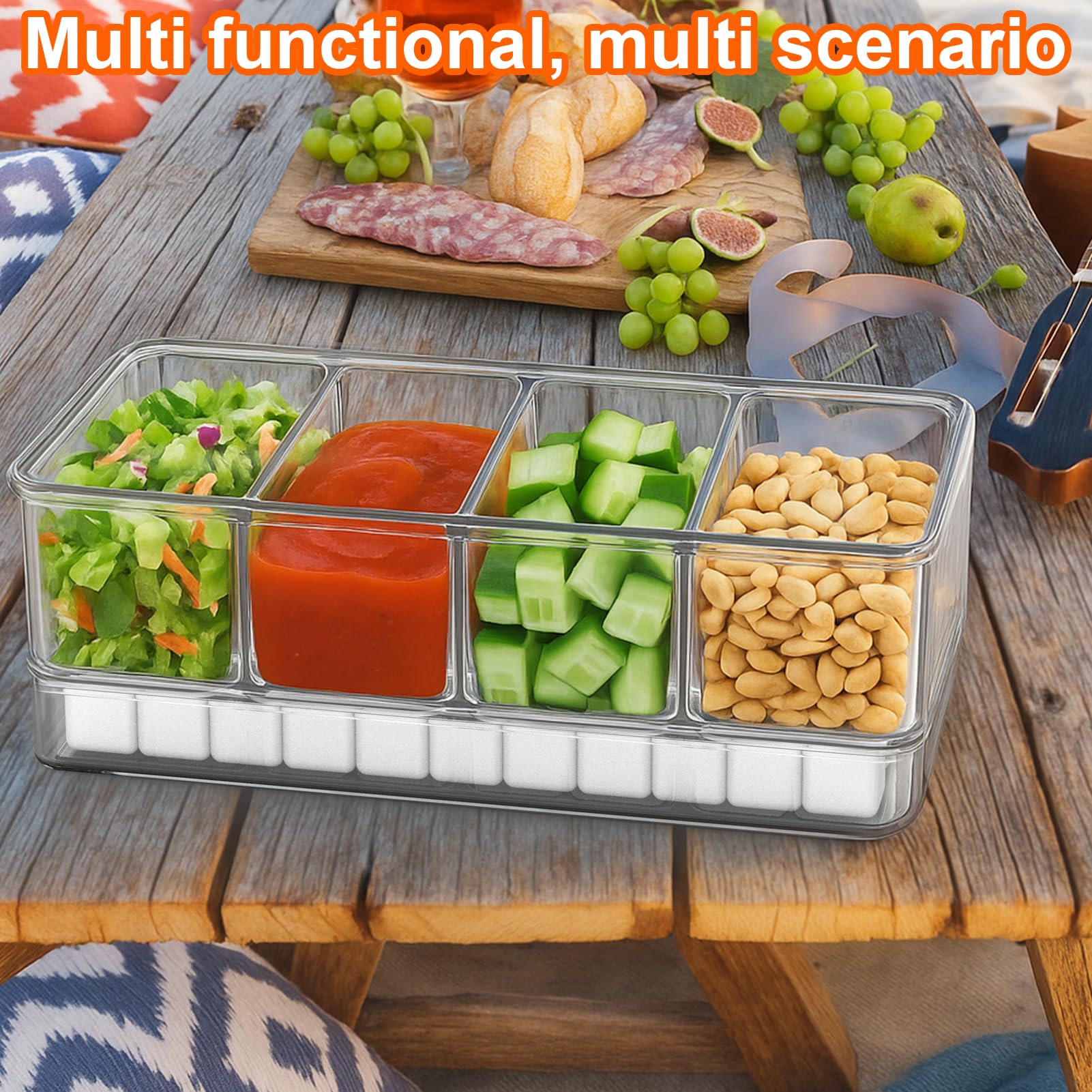 AIERSA Snackle Box is ideal for picnics and beach meals.